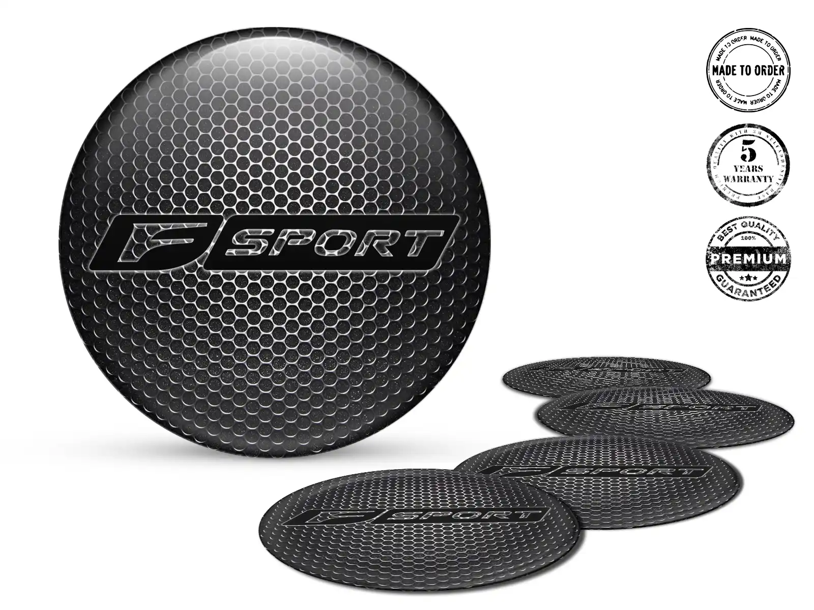 Lexus Calcomanías de Aro Logo Etiquetas Silicona Premium